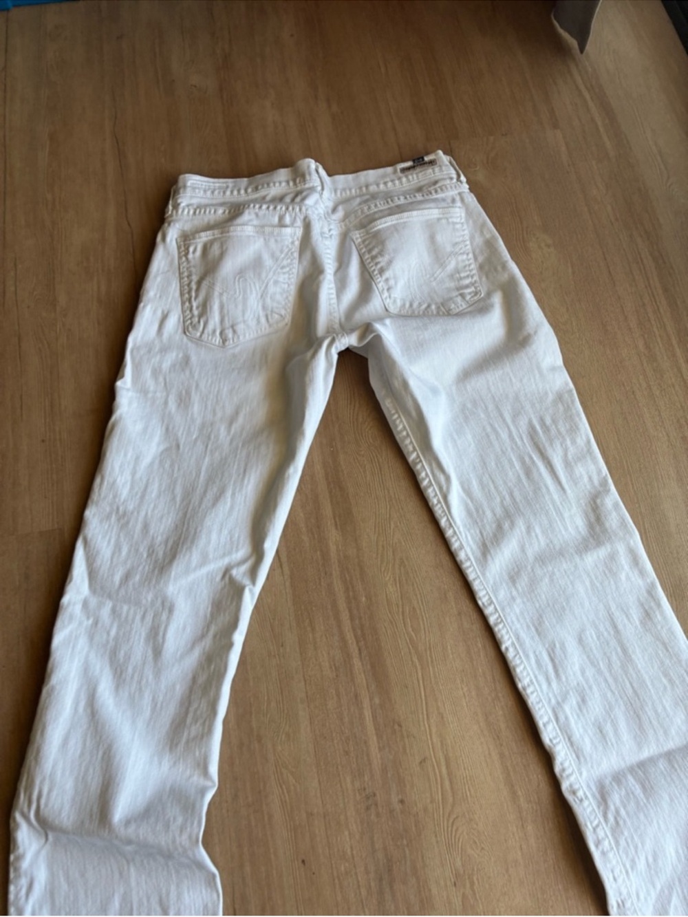 Citizens of Humanity Ava white straight leg jeans denim size 30